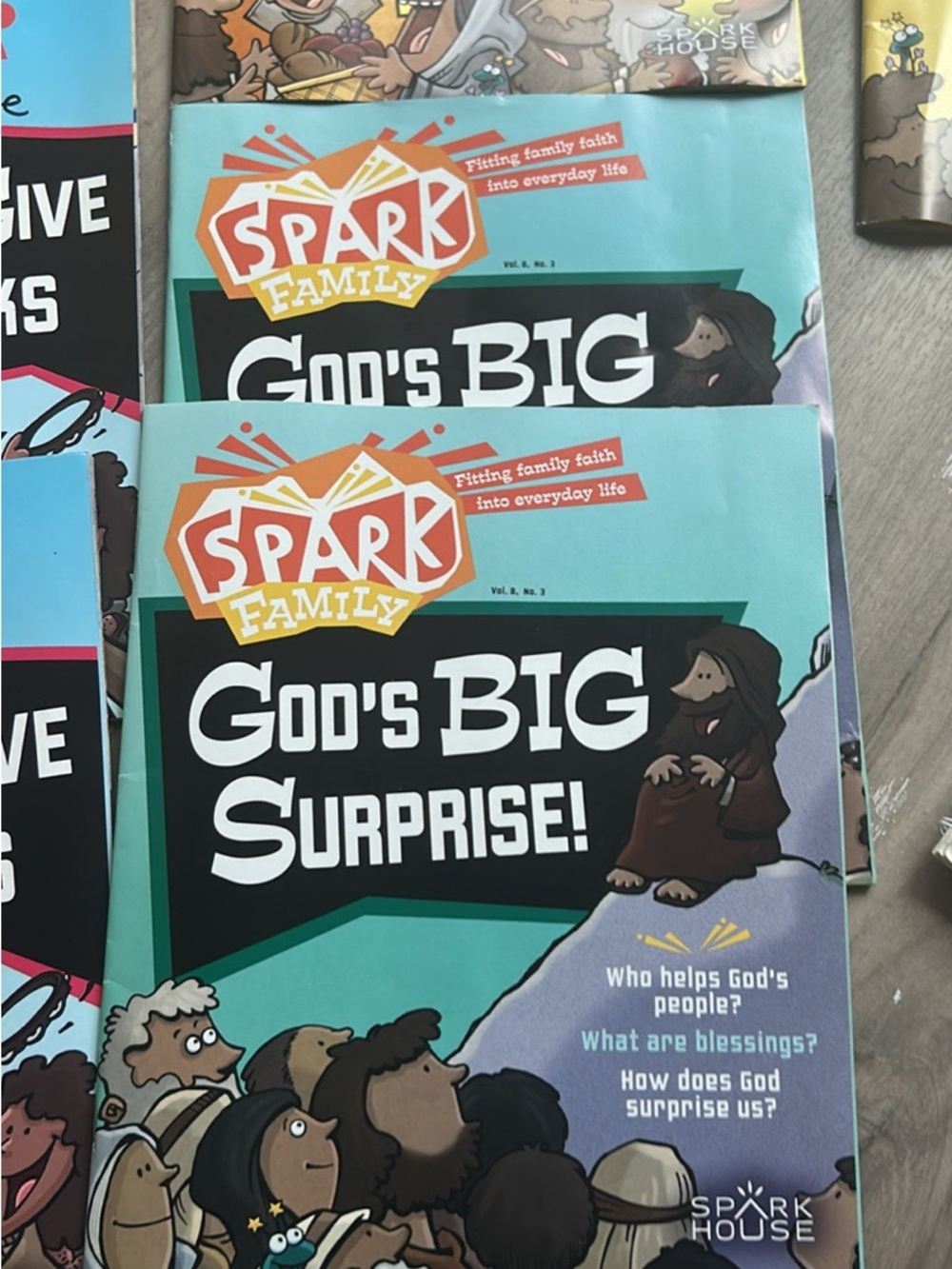 SPARK Family God's Big Surprise! Art Print - Teal